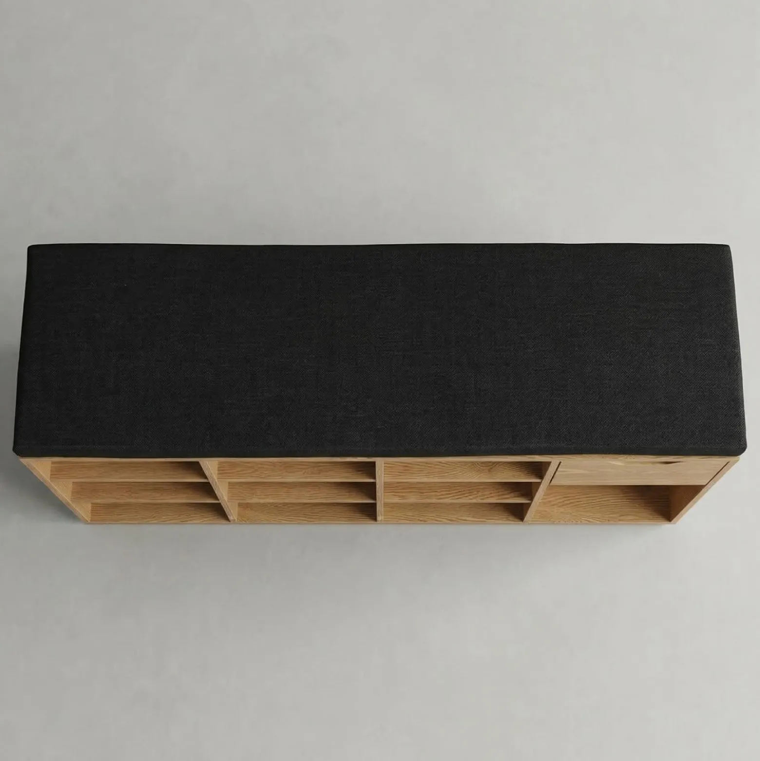 Szafka na buty z siedziskiem KADO, 104 x 50 x 30 cm