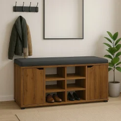Szafka na buty z siedziskiem 100 cm Dąb Sonoma