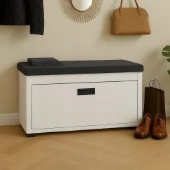 Szafka na buty z siedziskiem 70 cm Dąb Craft Złoty