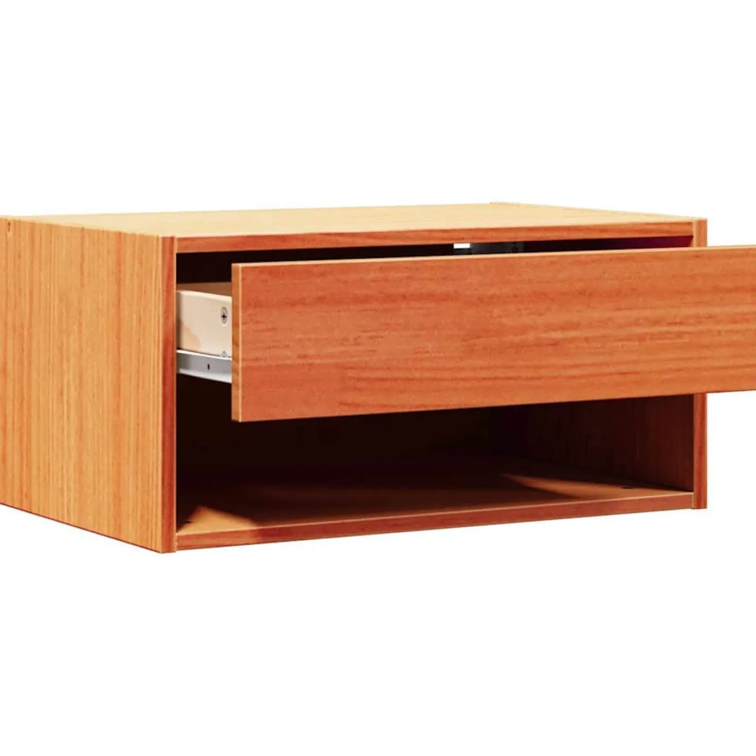 Szafka Nocna Biała Komoda Stolik Nocny Do Sypialni 50 x 32.5 x 24 cm