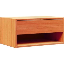 Szafka Nocna Biała Komoda Stolik Nocny Do Sypialni 50 x 32.5 x 24 cm