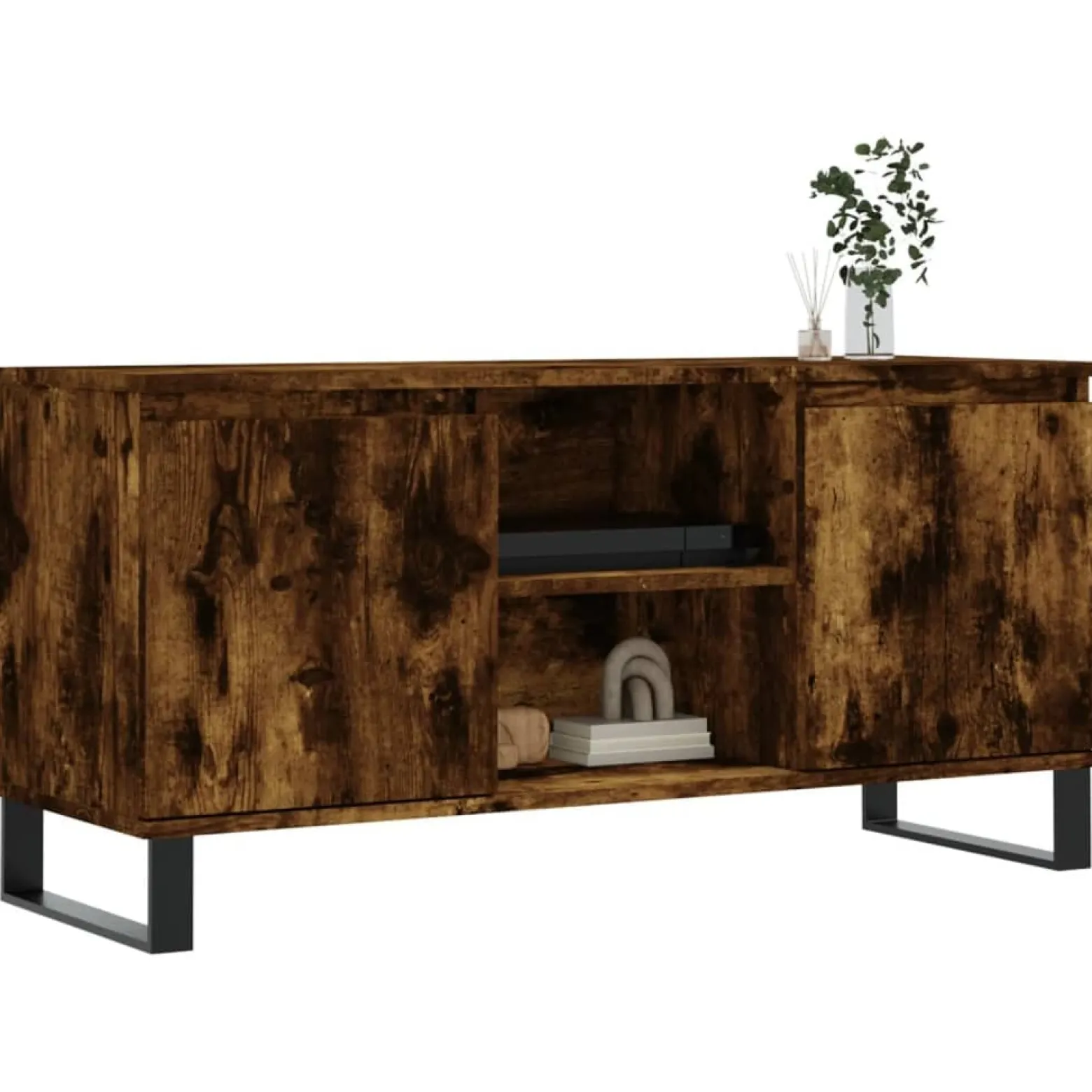 Szafka Pod Telewizor Szafka RTV Półka Stolik Telewizyjny 104x35x50 cm