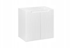 Szafka Pod Umywalkę 60 cm BIAŁA Wisząca RYFLE 2D NOVA WHITE