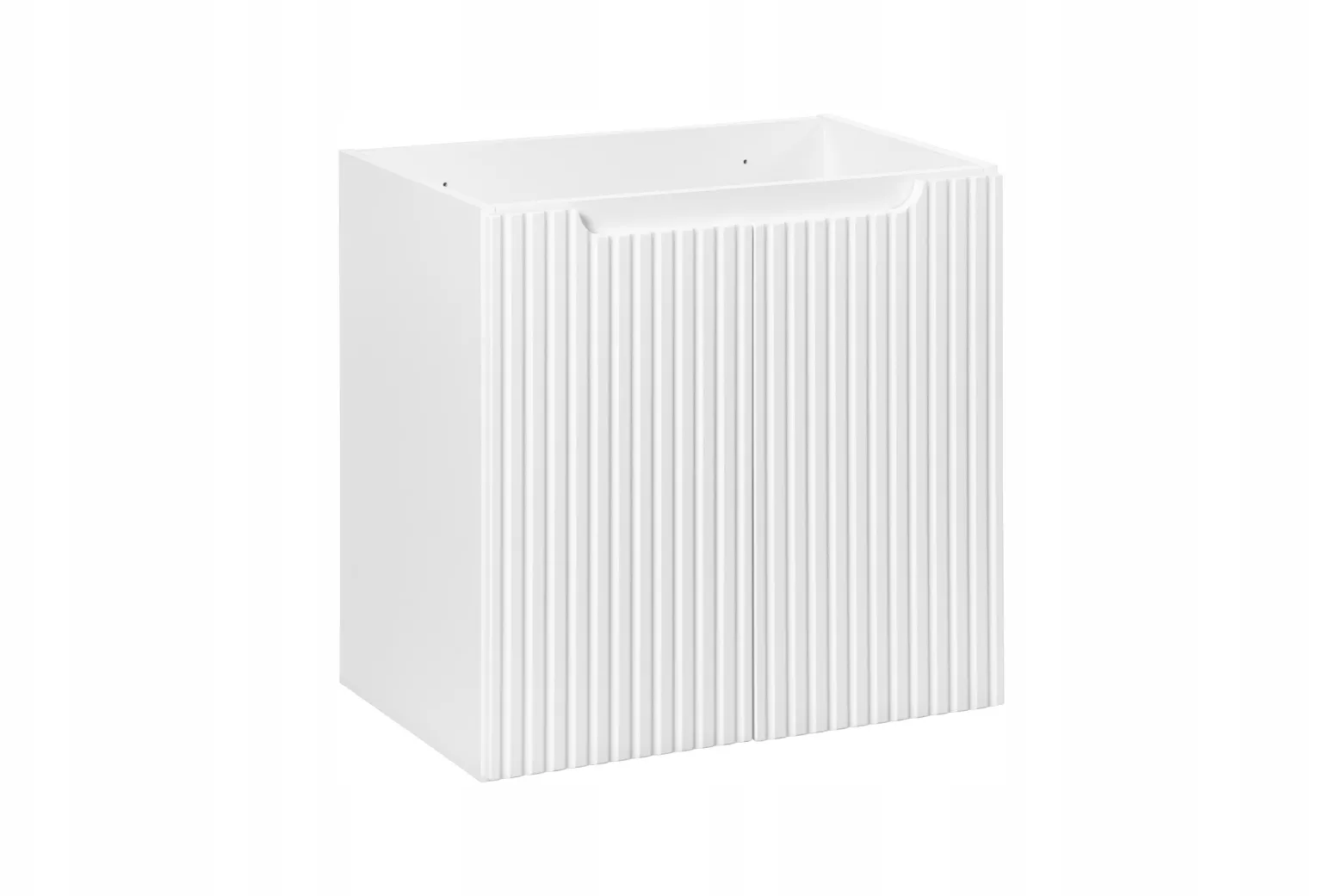 Szafka Pod Umywalkę 60 cm BIAŁA Wisząca RYFLE 2D NOVA WHITE