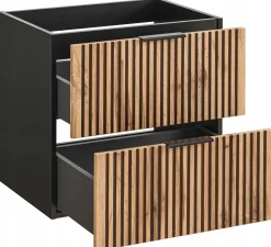 Szafka pod umywalkę 60 cm XILO BLACK 82-60 WOTAN