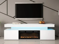 Szafka RTV z kominkiem Glossa EF 2D 190