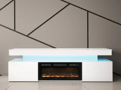 Szafka RTV z kominkiem Glossa EF 2D 190