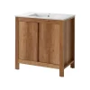 Szafka z umywalką 80 cm Classic Oak