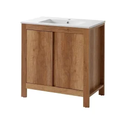 Szafka z umywalką 80 cm Classic Oak