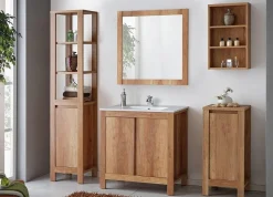 Szafka z umywalką 80 cm Classic Oak