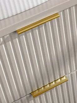 Szafka Z UMYWALKĄ 120 cm RYFLE Wisząca SZUFLADY ADEL KASZMIR