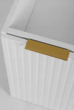 Szafka Łazienkowa biała 40 CM RYFLOWANA