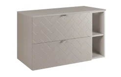 Szafka łazienkowa, Kaszmir, 100 x 57 x 46 cm, uchwyty srebrne