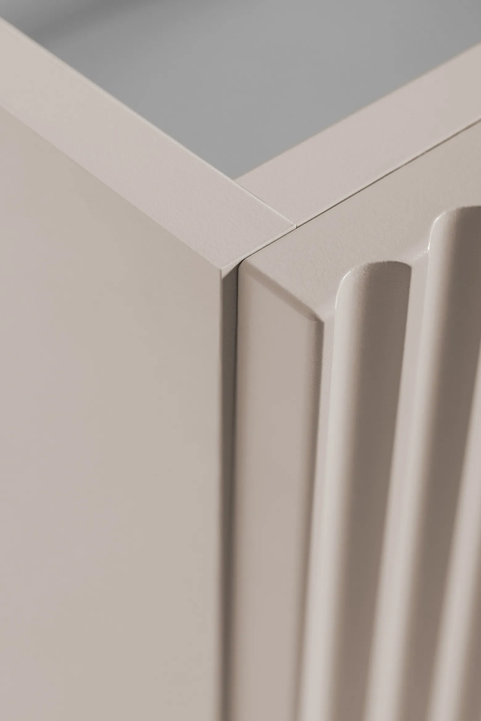 Szafka łazienkowa, kaszmir, 140 (2 x 60 + 20) x 58,6 x 46 cm