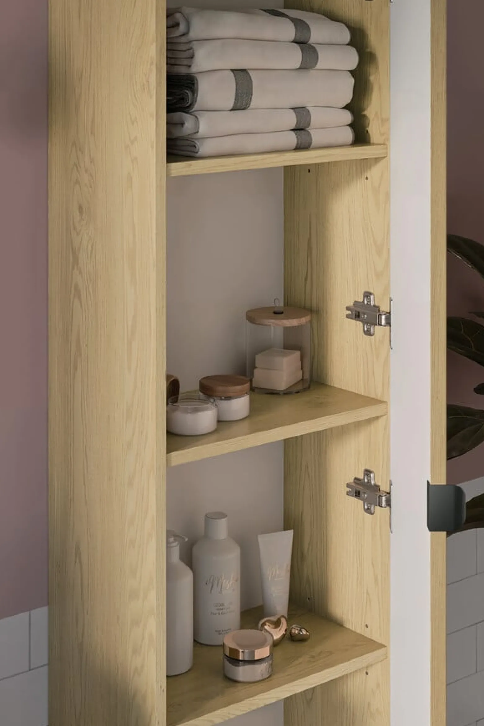 Szafka łazienkowa OVALIA CREMONA 1D 40 cm dąb cremona