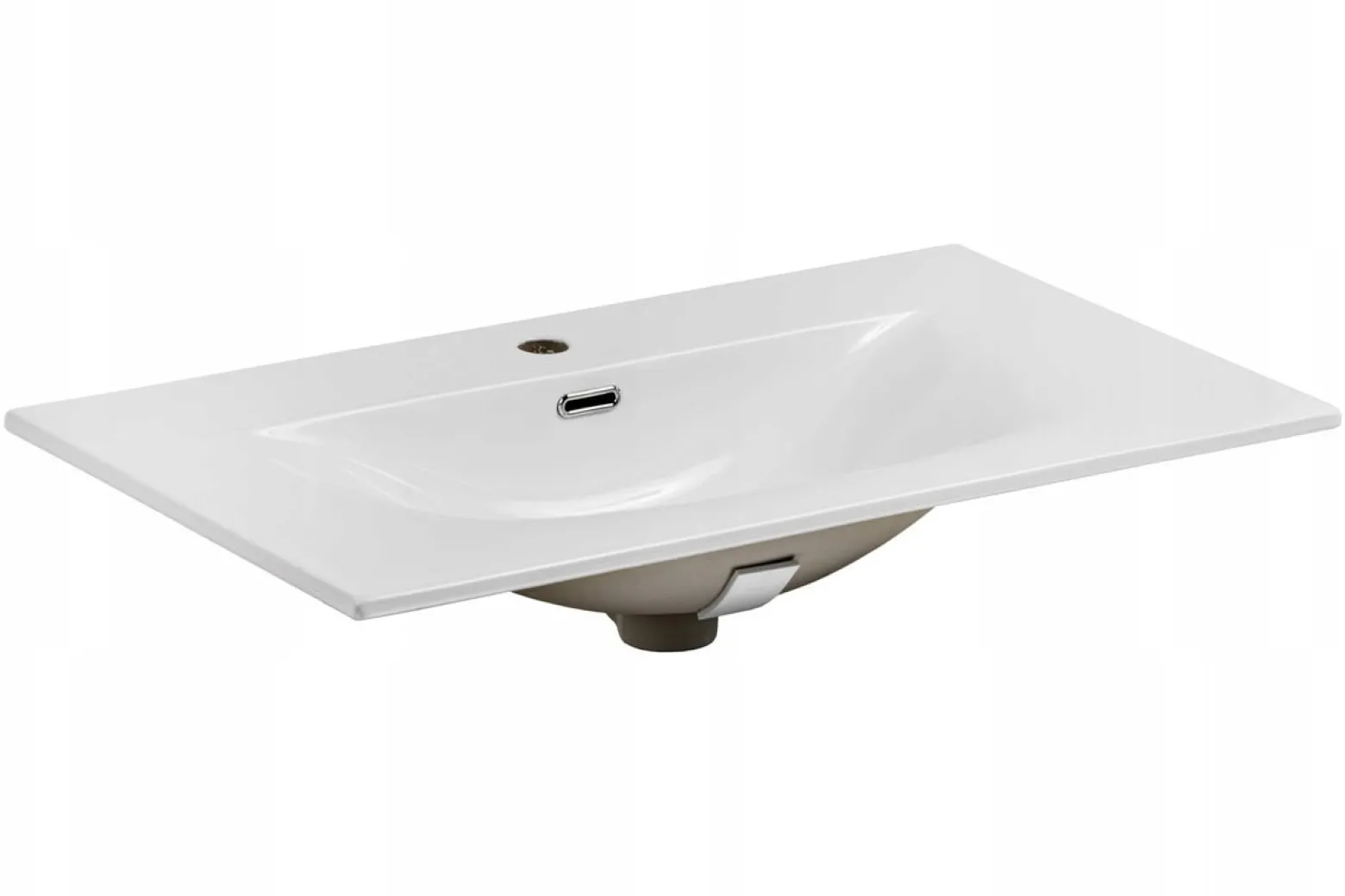 Szafka łazienkowa TALIA CASELLA 82-80 DĄB z białą umywalką 80 cm