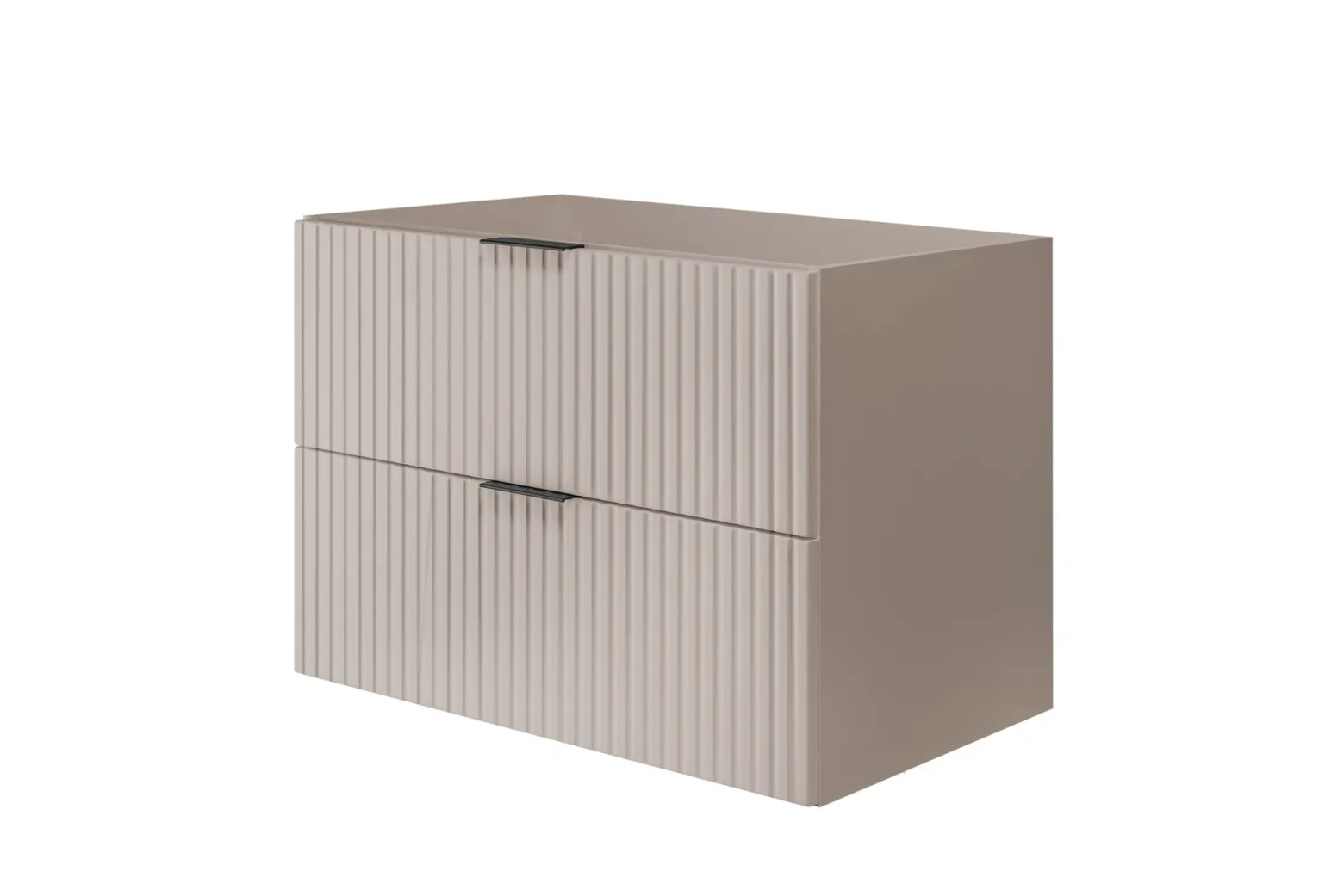 Szafka łazienkowa wisząca, kaszmir / blat marmur (MDF), 120 x 57 x 46 cm