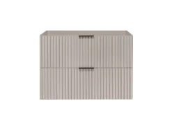 Szafka łazienkowa wisząca, kaszmir / blat marmur (MDF), 120 x 57 x 46 cm