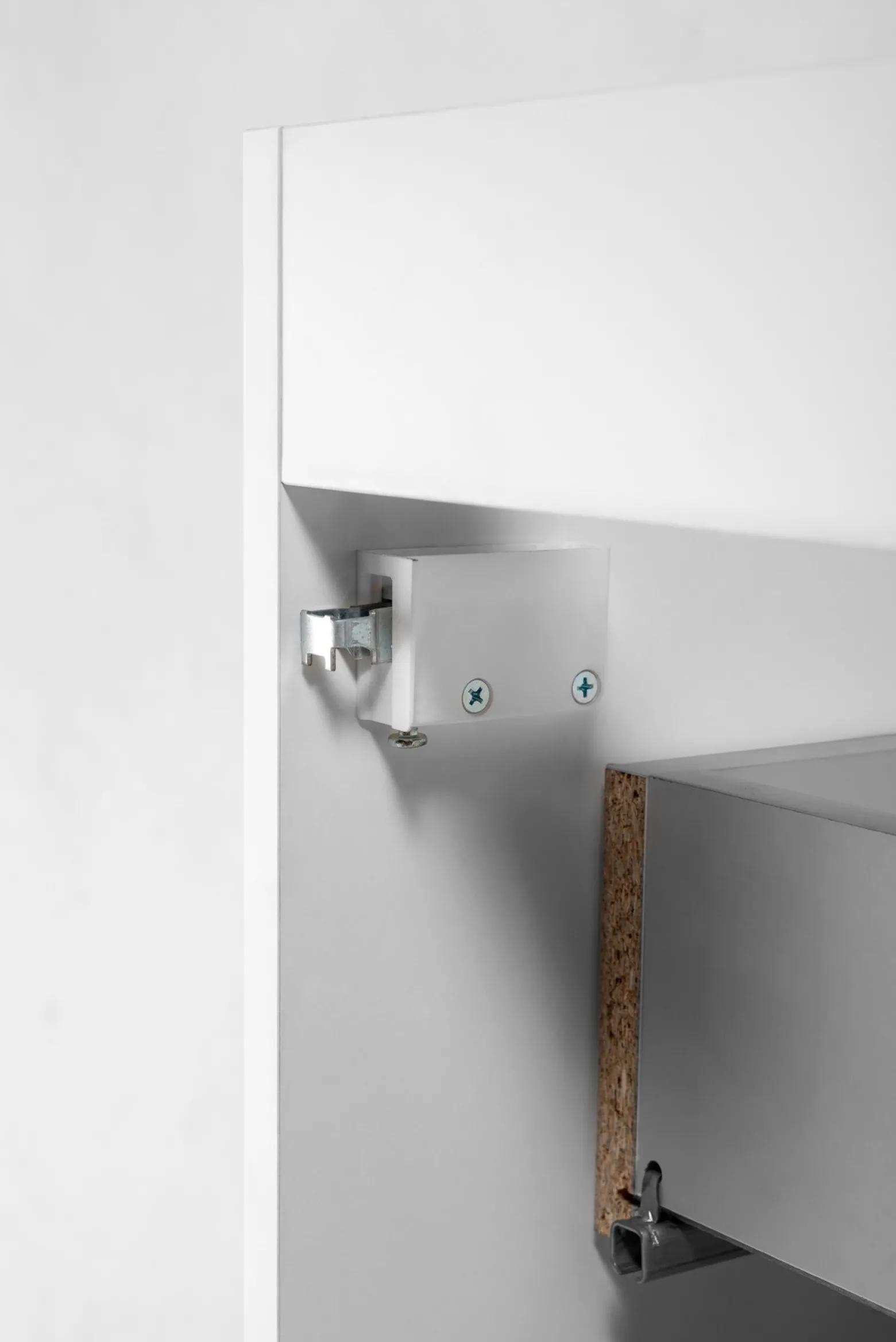 Szafka Łazienkowa Wisząca Pod Umywalkę 160X46 Cm Flisan Biała Fronty Mdf