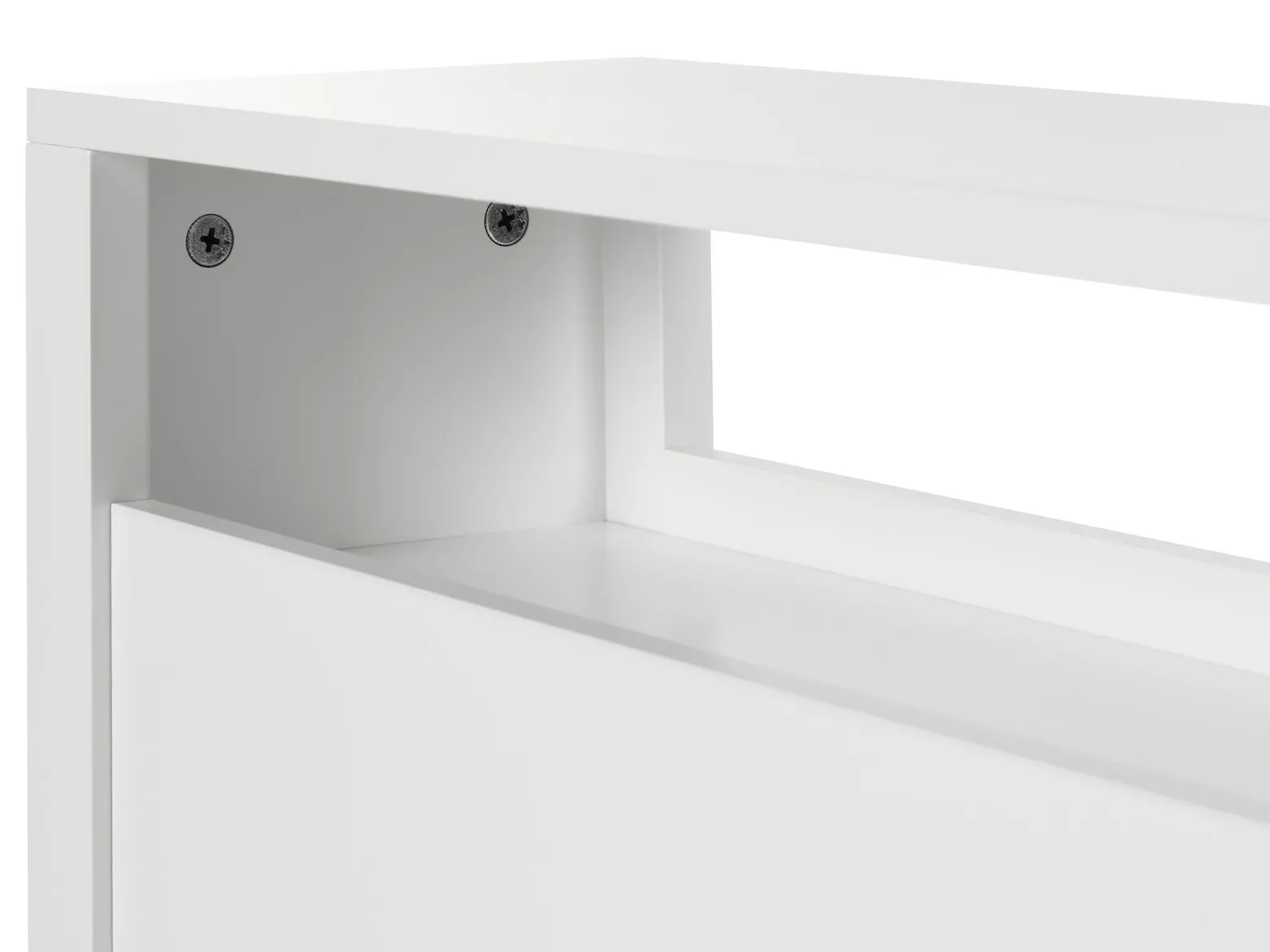 Szafka łazienkowa z koszami 20 x 70 cm MDF biała