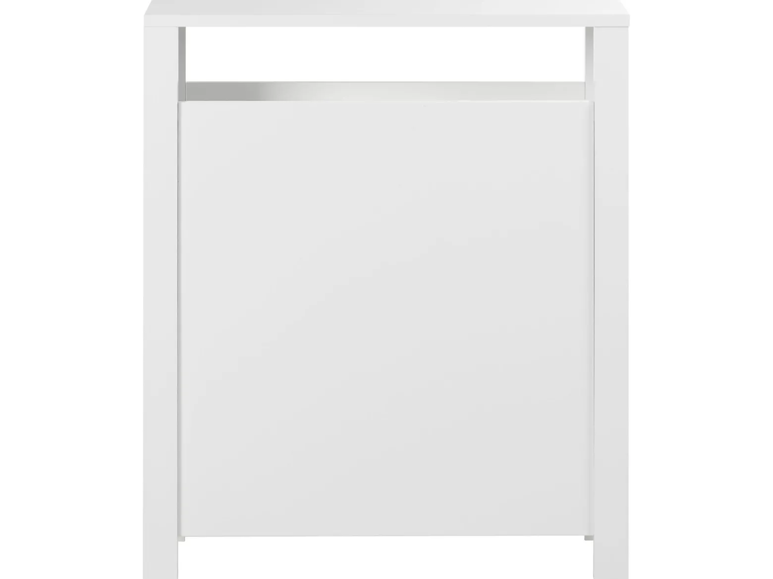 Szafka łazienkowa z koszami 20 x 70 cm MDF biała