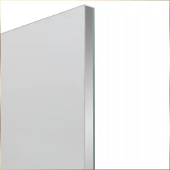 Szafka łazienkowa z lustrem wisząca 40x90x35 cm biała mdf półki cichy domyk