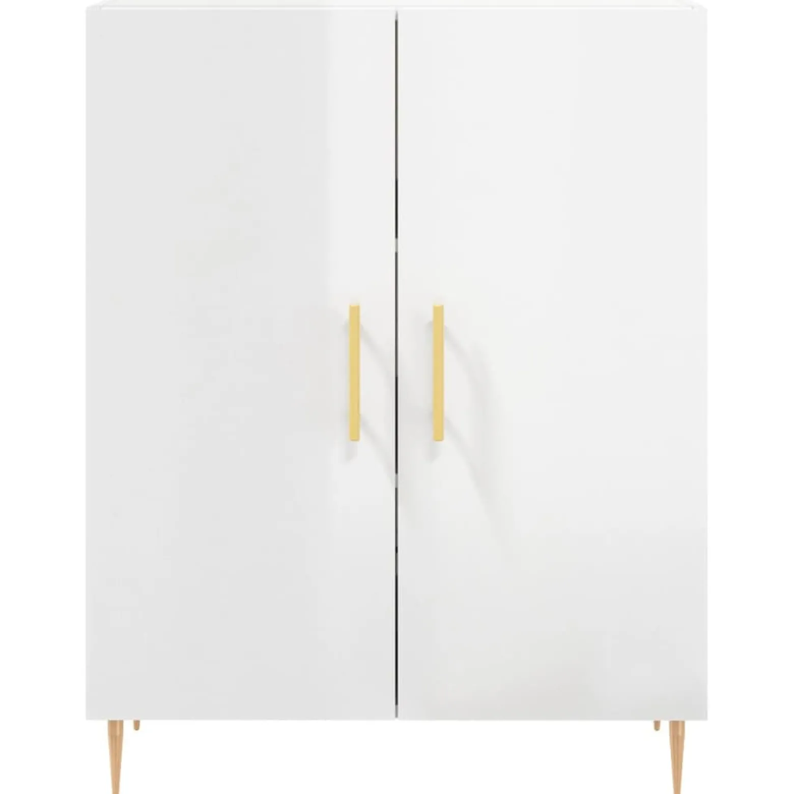 Szafka Biała Połysk 69.5x34x90 cm do Salonu Pokoju Sypialni