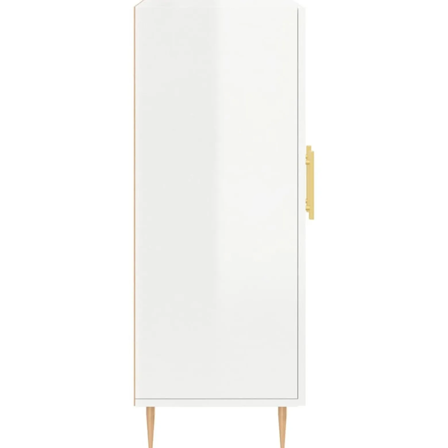 Szafka Biała Połysk 69.5x34x90 cm do Salonu Pokoju Sypialni