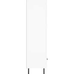 Szafka Biała 69.5x31x115 cm do Salonu Pokoju Sypialni