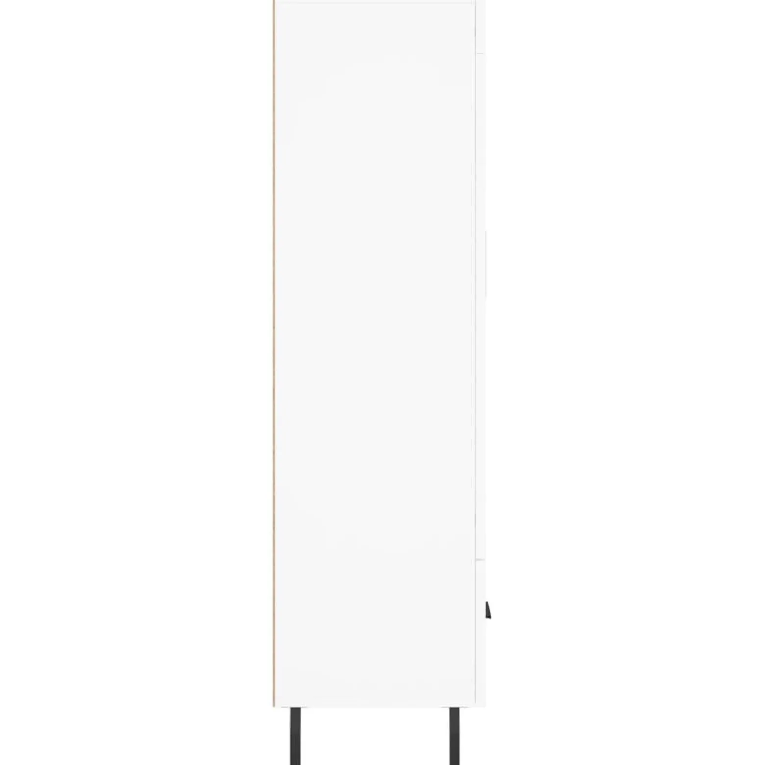 Szafka Biała 69.5x31x115 cm do Salonu Pokoju Sypialni