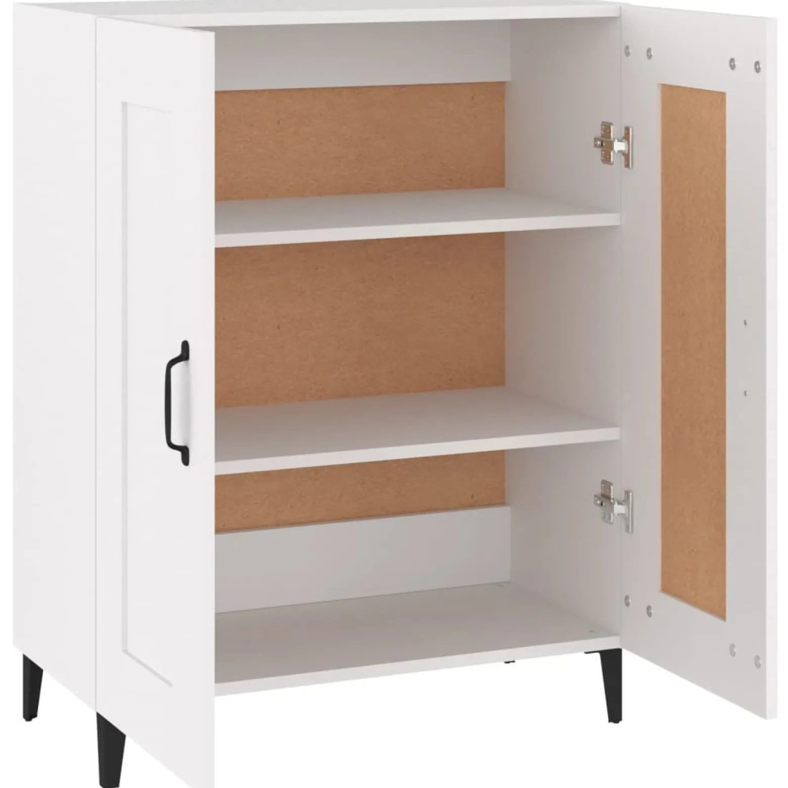 Szafka Biała 69.5x34x90 cm do Salonu Pokoju Sypialni