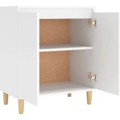 Szafka Biała z Drzwiami 60x35x70 cm do Salonu Pokoju Sypialni
