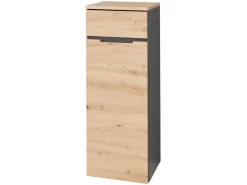 Szafka Brego 38 cm z drzwiami antracyt/dąb artisan