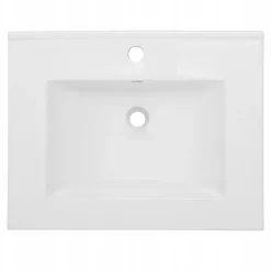 Szafka do Łazienki z Umywalką Stojąca 60 x 47 cm Dąb Wotan Nóżki Czarne