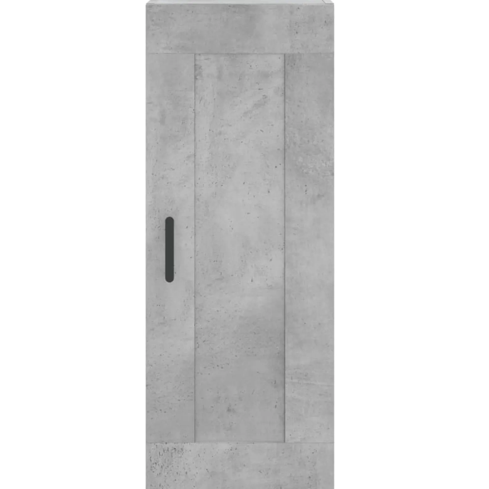 Szafka Komoda Regał Szara Beton z Drzwiami 34.5x34x180 cm do Salonu Pokoju
