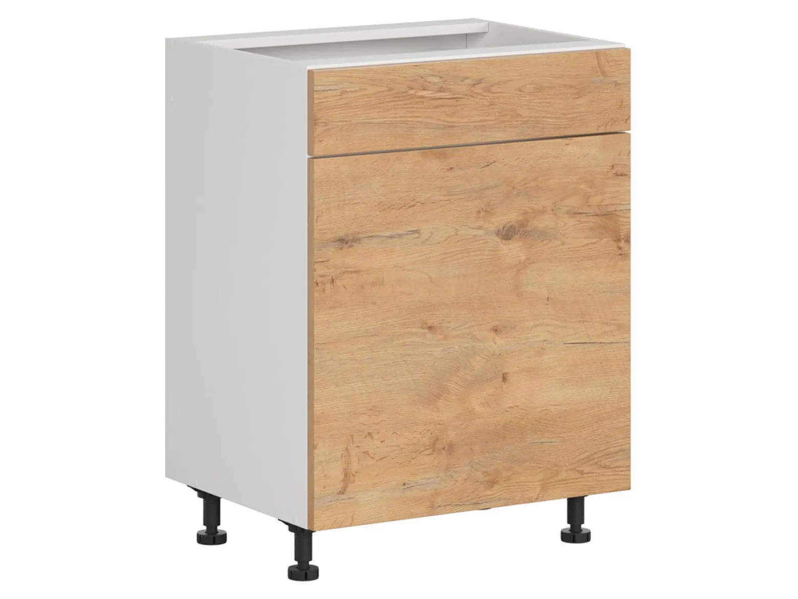 Szafka kuchenna dolna Hamper 60 cm prawa dąb lancelot