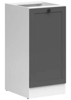 Szafka kuchenna dolna Junona Line 40 cm lewa grafit