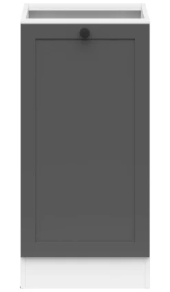 Szafka kuchenna dolna Junona Line 40 cm lewa grafit