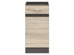 Szafka kuchenna dolna Junona Line 40 cm prawa dąb sonoma