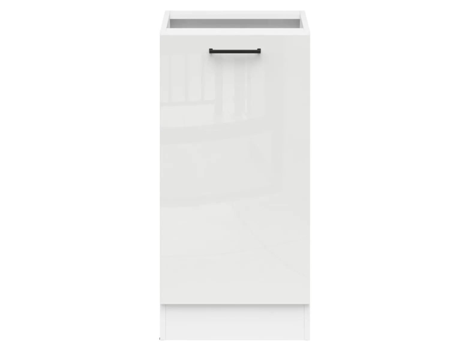 Szafka kuchenna dolna Junona Line 50 cm lewa kredowy połysk
