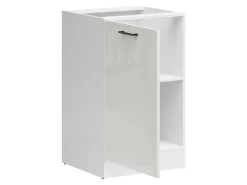 Szafka kuchenna dolna Junona Line 50 cm lewa kredowy połysk