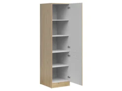 Szafka kuchenna dolna Junona Line 50 cm wysoka prawa dąb bernstein