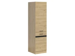 Szafka kuchenna dolna Junona Line 50 cm wysoka prawa dąb bernstein