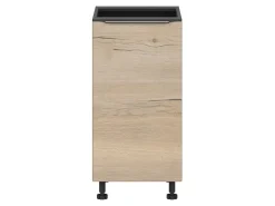 Szafka kuchenna dolna Sole L6 40 cm lewa dąb halifax natura