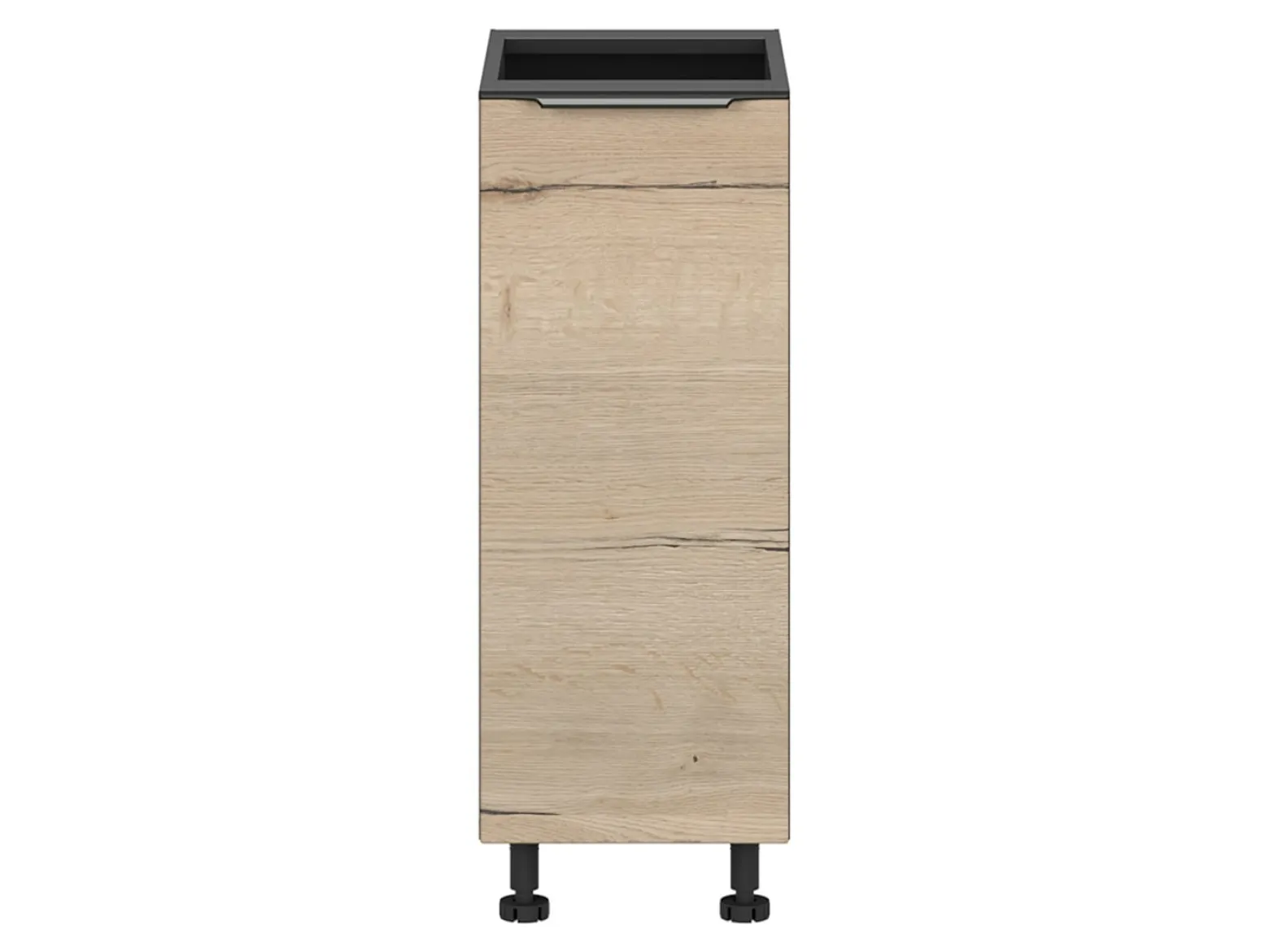 Szafka kuchenna dolna Sole L6 30 cm prawa dąb halifax natura