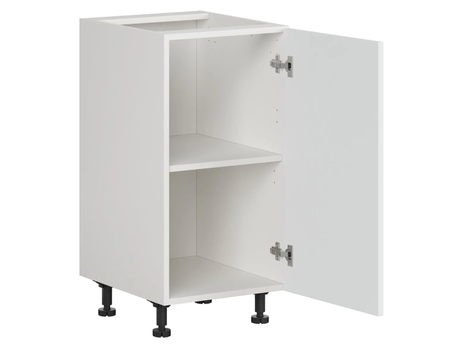 Szafka kuchenna dolna Top Line 40 cm prawa biały połysk