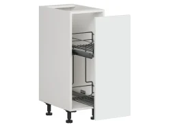 Szafka kuchenna dolna Top Line 30 cm z koszem cargo biały połysk