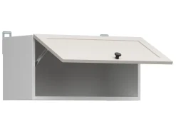 Szafka kuchenna górna Junona Line 60 cm nad okap biały/uni kaszmir