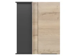 Szafka kuchenna górna Sole L6 80 cm narożna lewa dąb halifax natura zabudowuje naroże 80x95cm