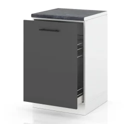 Szafka kuchenna modułowa stojąca cargo 50cm spremium szary